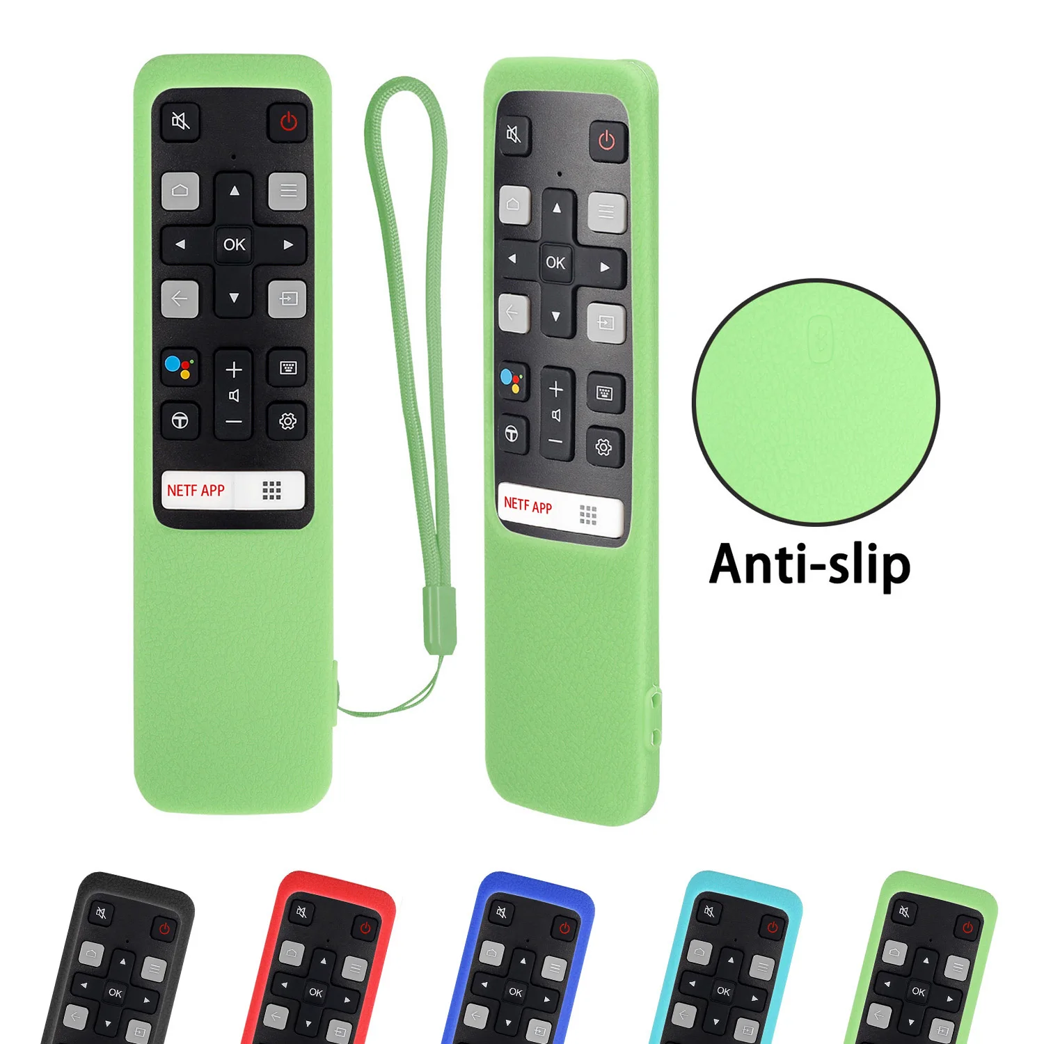 Voice Remote Control Protective Cover for TCL Android 4K Smart TV