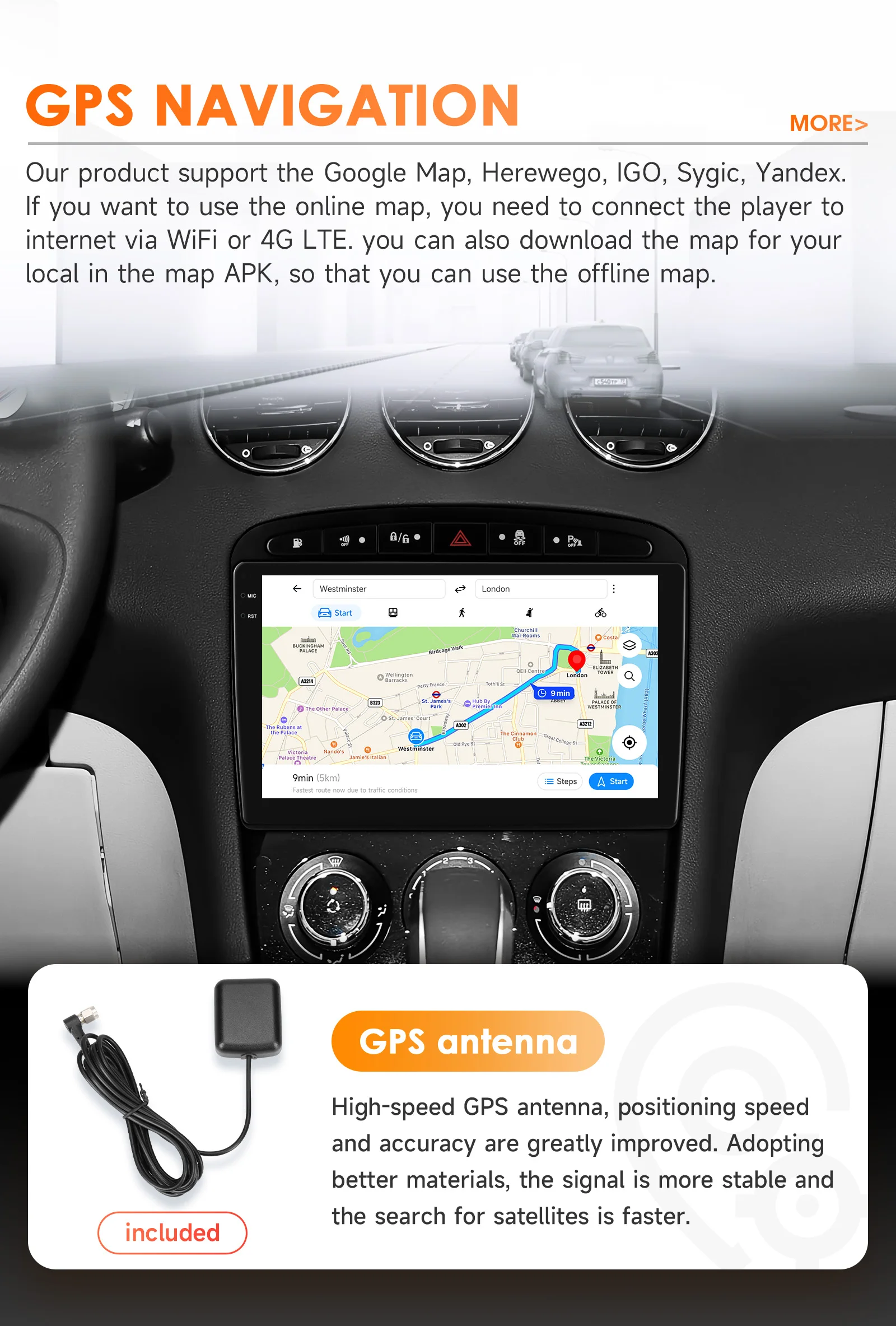 Snapdragon 6115 Carplay Android 14 Auto radio for Peugeot 308 308SW 2007-2015 408 Autoradio GPS 360 Camera multimedia 2din RDS