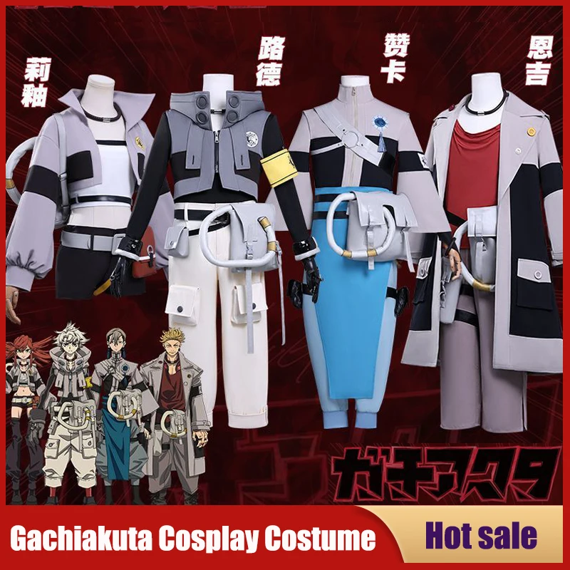 Anime Gachiakuta Cosplay Costume Ludo Enjin Zanka Riyo Reaper Clothes ...