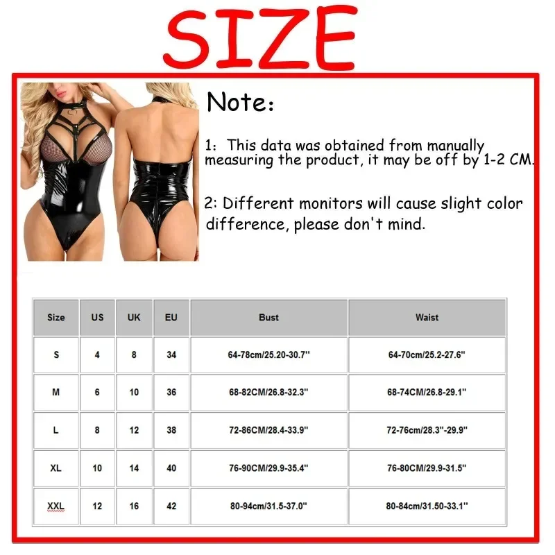 Porn PU Latex Leather Zipper Crotchless Bodysuit Women Sexy Lingerie Backless Underwear Erotic Costumes Sensual Catsuit