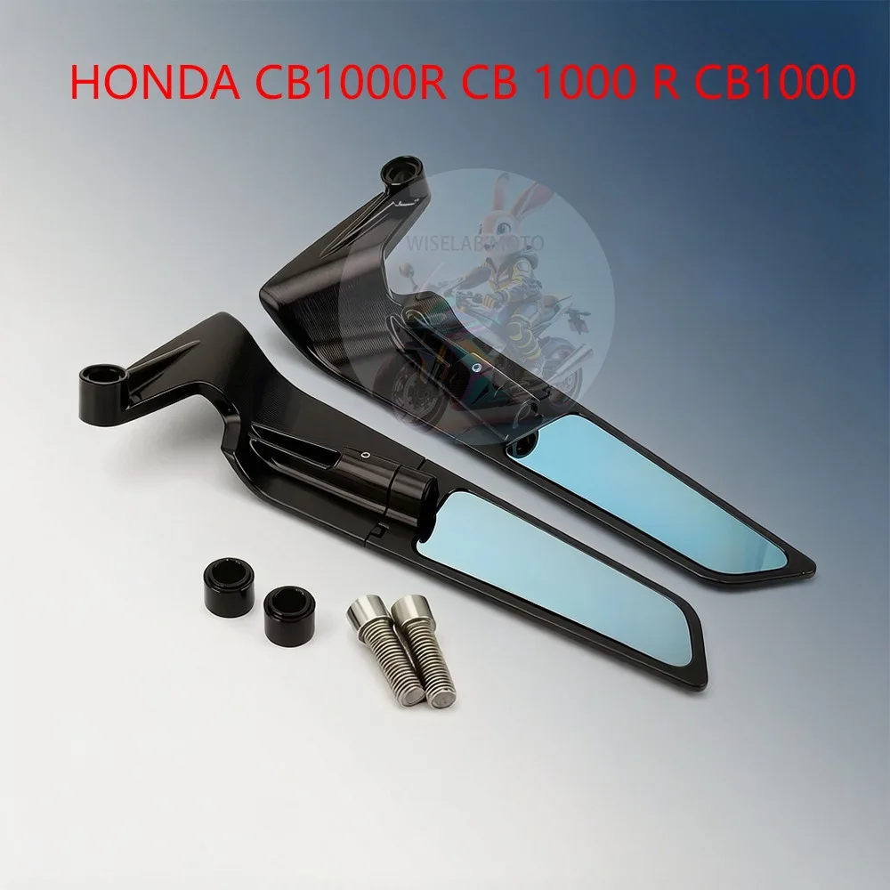 혼다 CB1000R CB 1000 R CB1000 2018-2023 범용 오토바이 사이드 뷰 미러 스텔스 윙렛 백미러 키트