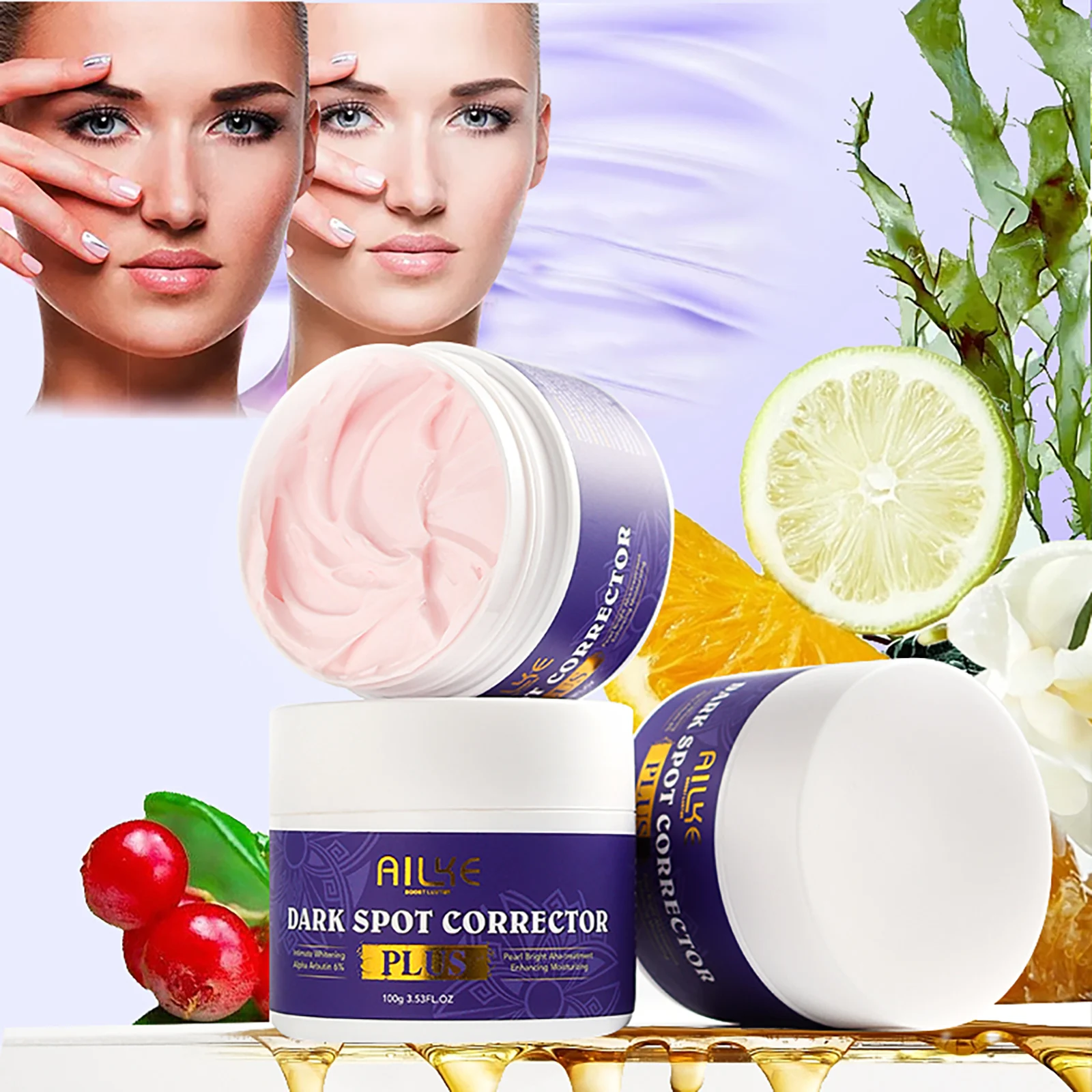 AILKE Brightening Face Cream Skin Barrier Repair Moisturizer, lightening for women 100g/3.53 oz 5