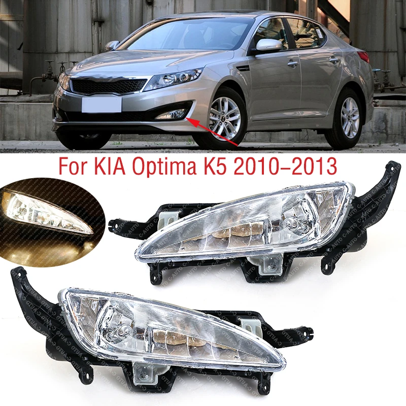 For Kia Optima K5 2010 2011 2012 2013 Car Front Bumper Drl Daytime