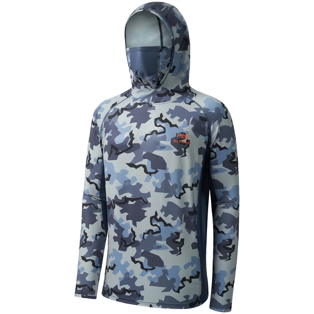 Bassdash Camo Fishing Hoodie for Men Sun Protection with Face Mask UPF 50+  Hunting Shirts Long Sleeve - AliExpress