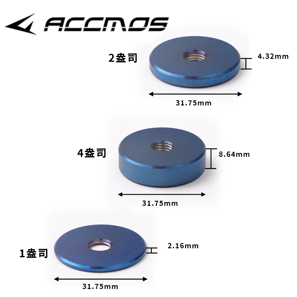 31.75mm T-Steel Archery Stabilizer Counterweight Blocks 1OZ 2OZ 4OZ Bow Arrow Outdoor Shooting Equipment