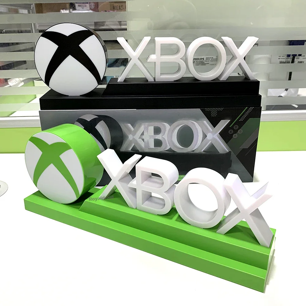 音声制御ナイトライトxboxゲームルーム、デスクセット、テーブル