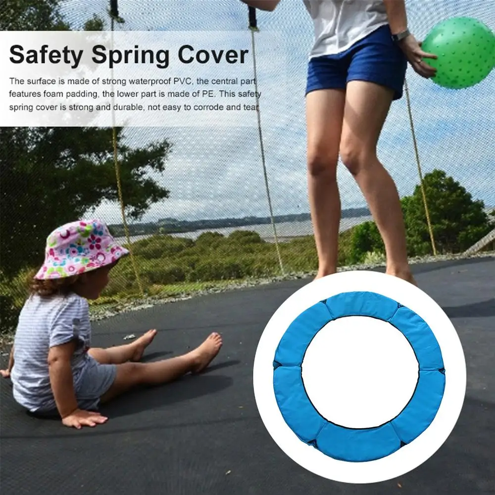 Description Picture 6 of item1.2/1.4M Children's Trampoline Jumping Bed Cover Protective Cover Protective Sponge Edge Jacket Hemming Trampoline Accessory