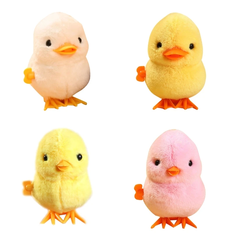 

Chicken Duck Wind Up Toy for Kids Toddler Clockwork Walking Jumping Animal Toy