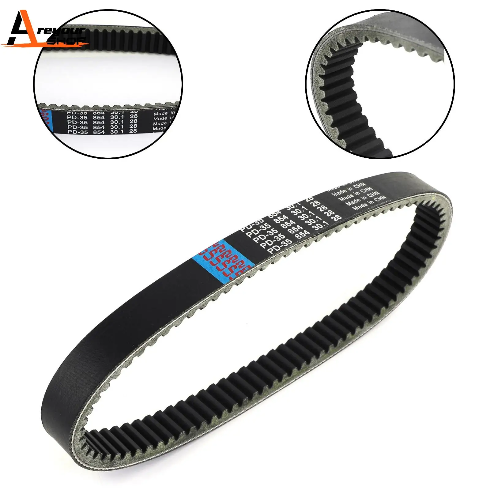 

Areyourshop 25300-003-0000 ремень привода сменный подходит для Coleman Bennche Hisun Qlink MSU 400 2007-2015 ATV UTV запчасти