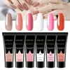 Poly Nail Gel Set With 6W LED Lamp Nail Extension Gel Kit Soak Off UV Gel Acrylic for Beginne Manicure Tools Kit 3
