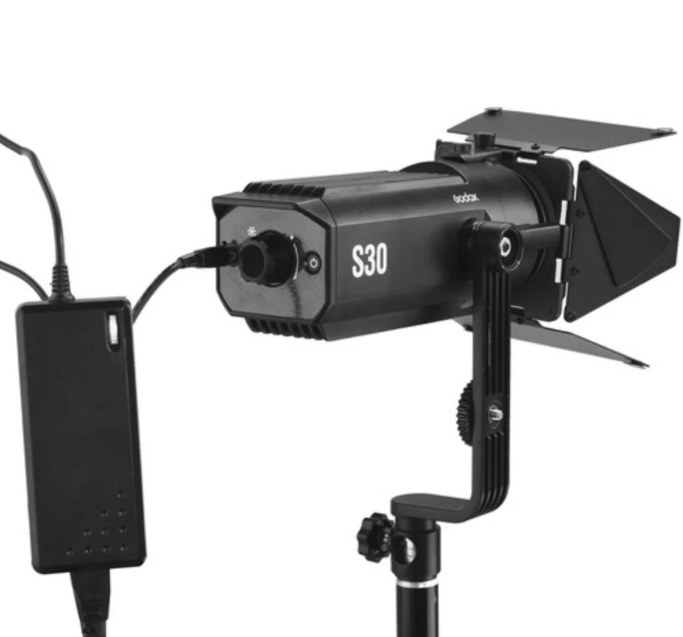 Godox S30 LED 초점 LED 조명, 사진 스튜디오 사진 스튜디오용 초점 조명, 유튜브 라이브 PK Godox S60