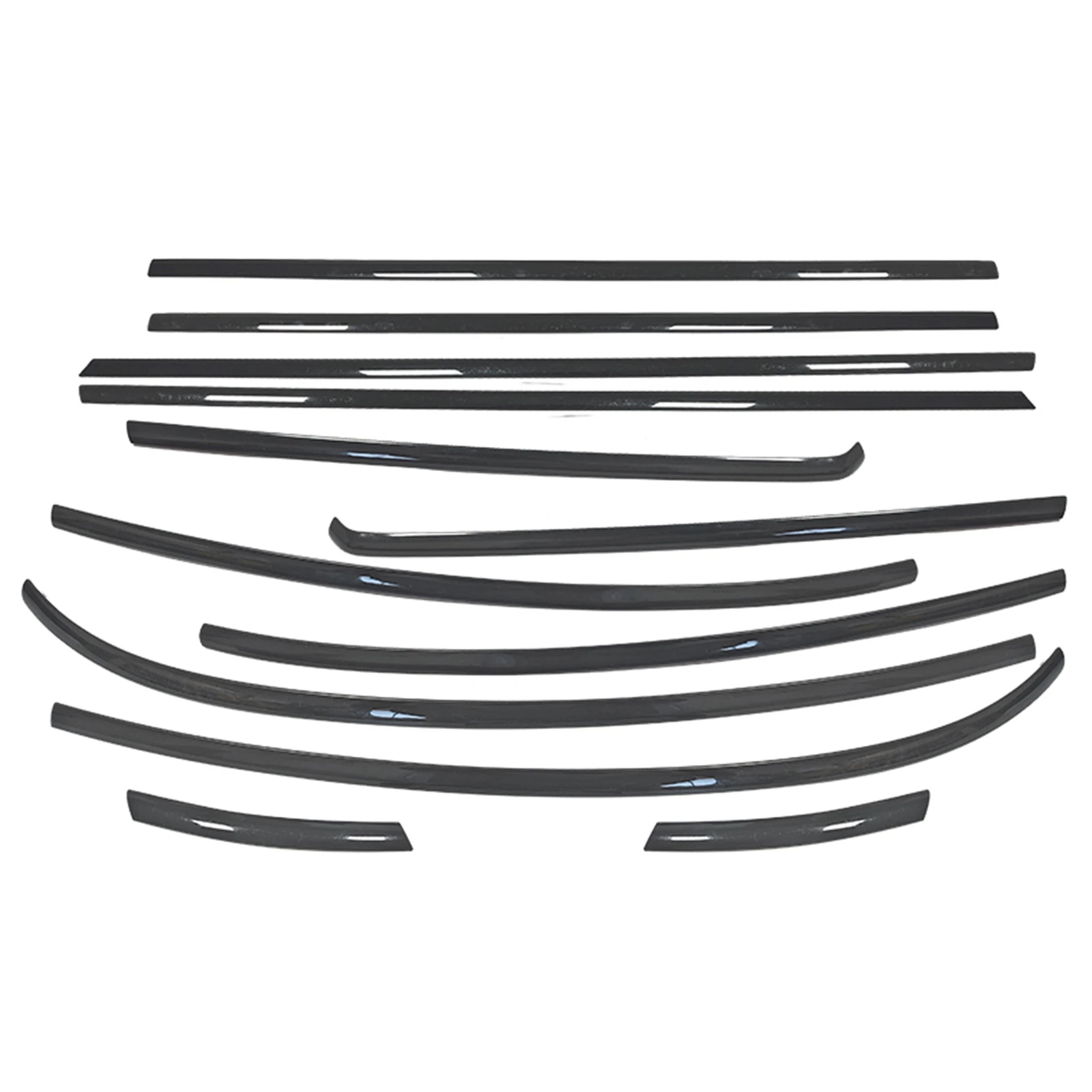 For Mini Cooper Clubman F54 4 Door Chrome Black Exterior Window Weatherstrip Strip Trim Seal Door Moulding Deocrative