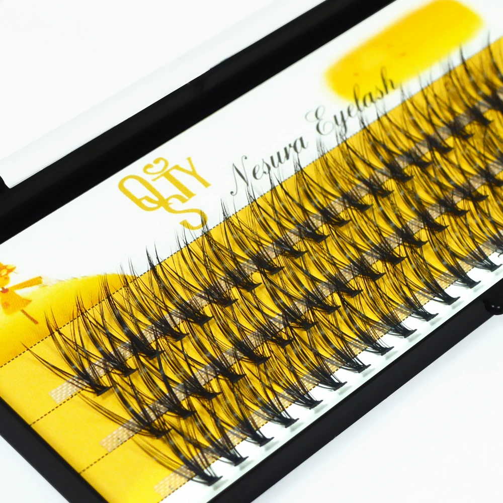 Eyelash Extensions Fake Eyelashes Eyelash Extension Eyelash Extension Lashes False Eyelashes QSTY 0.07C 20D Professional Individual Eyelash Extension Natural Long Black Effect Makeup False Cluster Eyelashes Soft Cilia