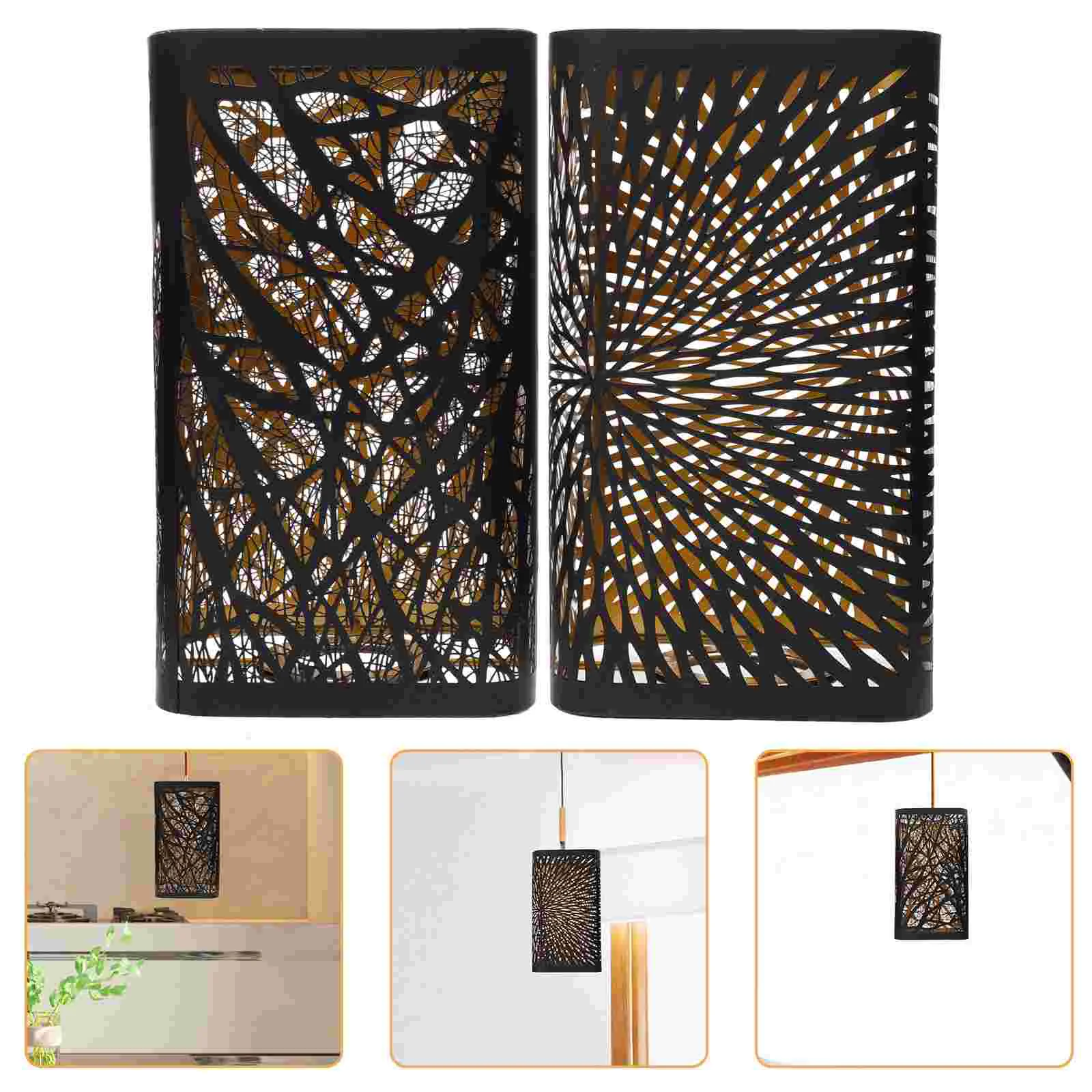 

Lamp Shades Desk Lamp Shades Square Lamp Covers Hollow Out Lampshades(E27)