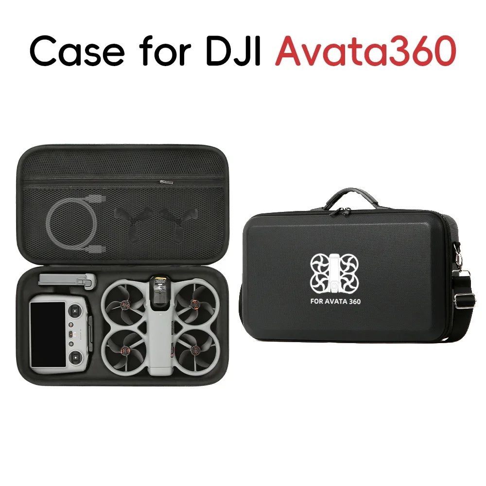 Étui de transport de protection pour DJI Avata 360 (RC 2) - Sacoche d'épaule - Boîte de voyage anti-poussière et antichoc - Accessoire pour drone_voghion.com