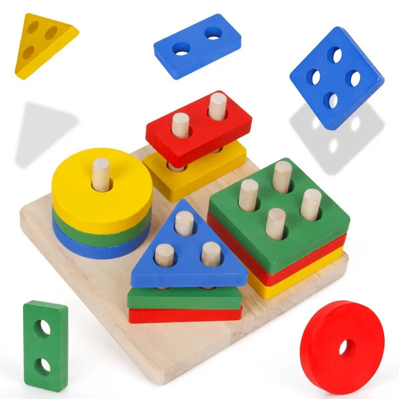 Montessori Wooden Block Puzzle 6