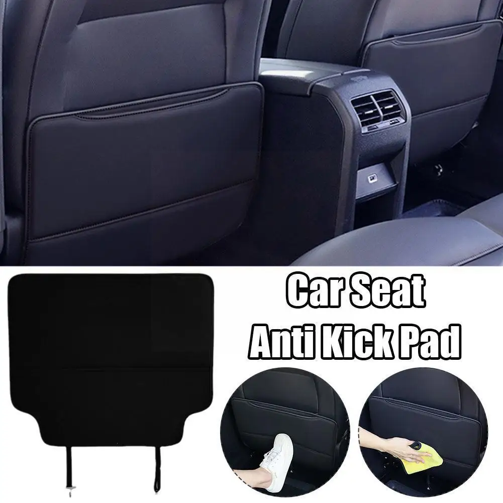 Car Seat Kid Protector PU Leather Car Seat Back Cover Protector For Kids Children Waterproof Anti-kick Mat Pad K1M8 car seat protector