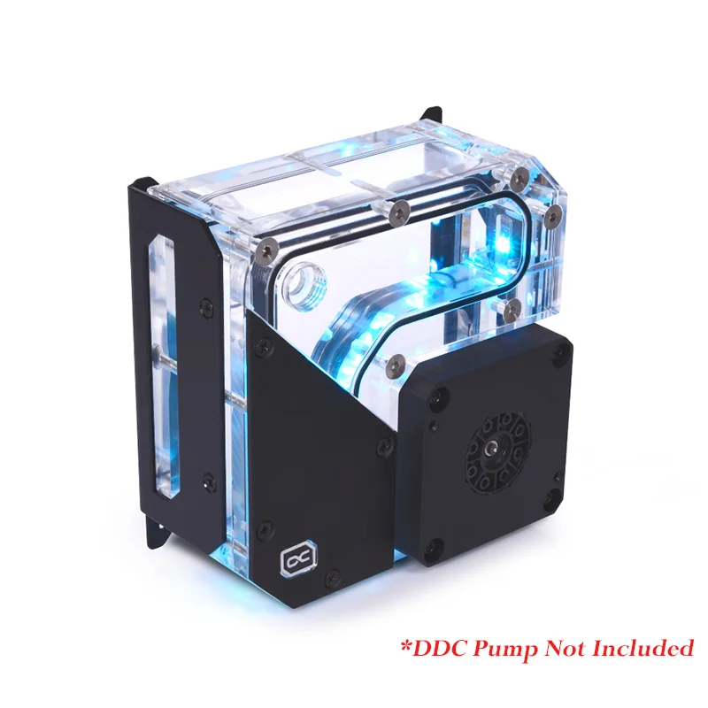 Alphacool Rise フラットリザーバー拡張水タンク互換 DDC ポンプ、5V