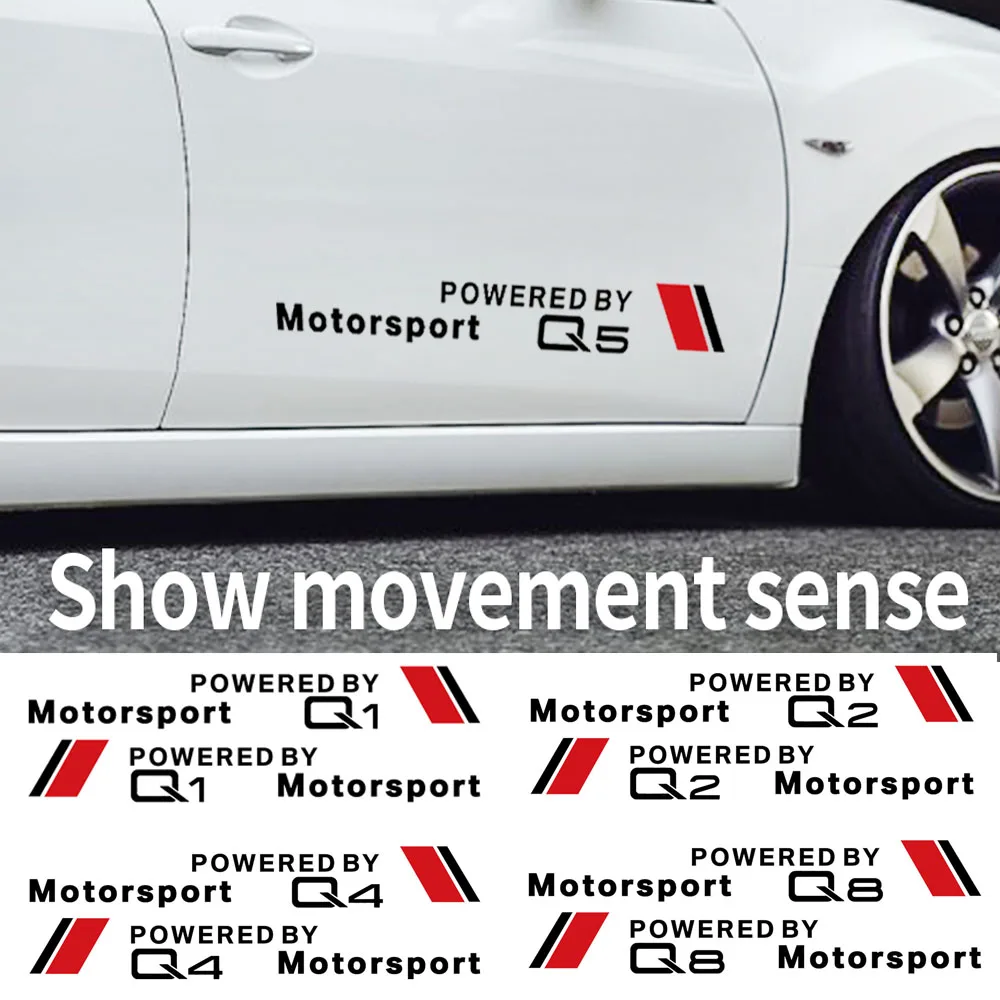 Per Audi Q1 Q2 Q3 Q4 Q5 Q6 Q7 Q8 Qllroad Stickers Accessori Per La Decorazione Della Carrozzeria Dei Graffi Riparazione Decalcomania Impermeabile Non 