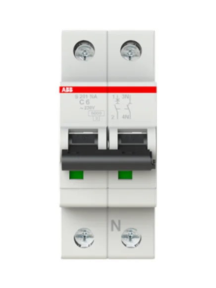 

Миниатюрный автоматический выключатель 10113621 Φ на телефон 1P + N | 6A | C | 6KA 2CDS251103R0064