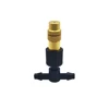 15-250Pcs Micro Drip Irrigation Misting Brass Nozzle Garden Spray Cooling Parts Copper Sprinkler with Thread Barb Tee Connector 3