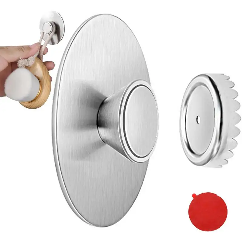 

Magnetic Soap Holder Self Draining Punch Free Hanging Self Adhesive Air Dry For Soap Storage In Shower Wall Soap Holder