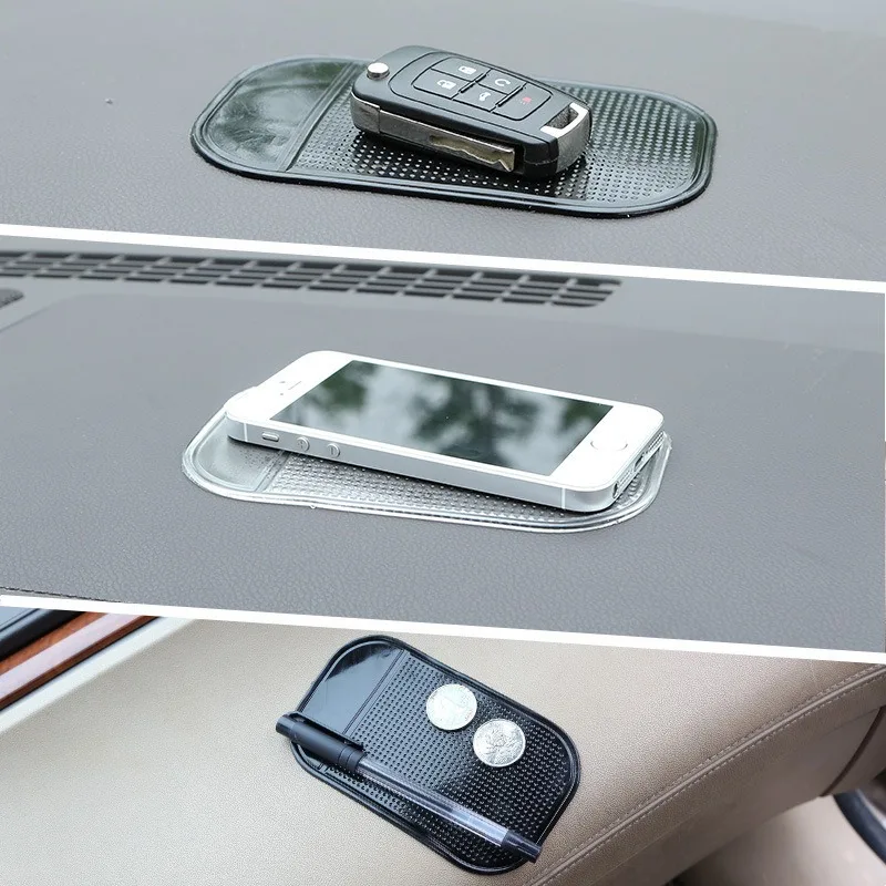 Dash Adhesive Holder Car Dashboard Mat Non Slip Dash Mat Car Non Slip Mat Dash Phone Holder Dashboard Phone Holder Silicone Anti Skid Pad Silicone Anti Slip Pad Non Slip Mat Car Storage Accessories Car Dashboard Silicone Anti-Slip Pad Phone Storage Holder Interior Storage Non-Slip Sticky pad Phone Mount
