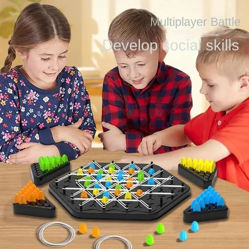 Chain Triangle Chess Splendor Duel Board Game Strategy Game Kids Adults Fun Family Logic Chess Track Tables