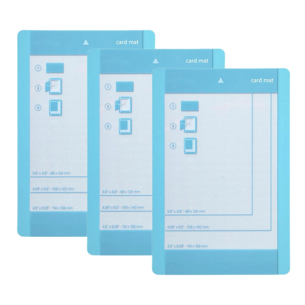5.5in x8.3in Cricut Card Mat Reusable Portable Durable Sticky Blue Craft  Quilting Cut Pad DIY Paper Vinyl Pattern For Cricut Joy - AliExpress