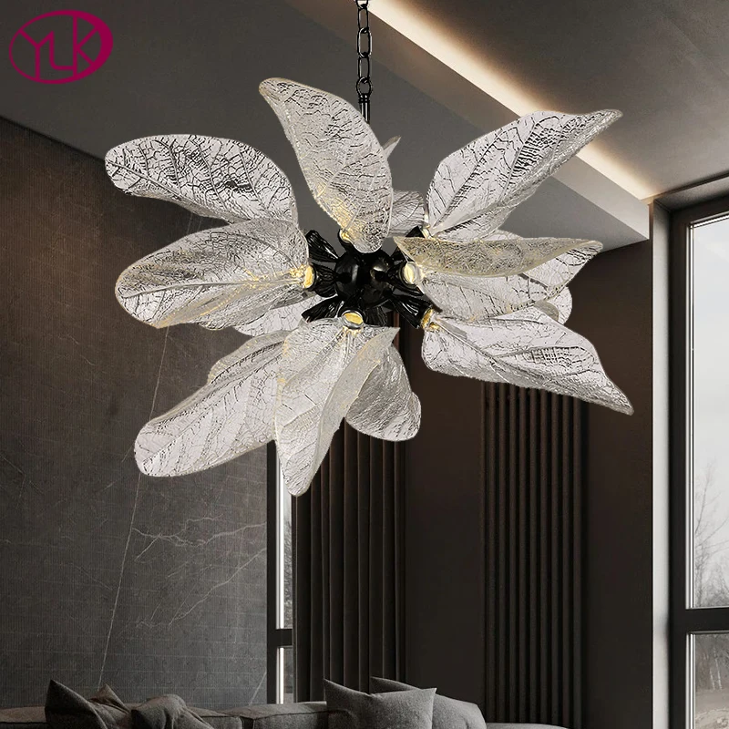 

YOULAIKE Creative design modern led chandelier for living room luxury home decor hanging light fixture large black light fixture