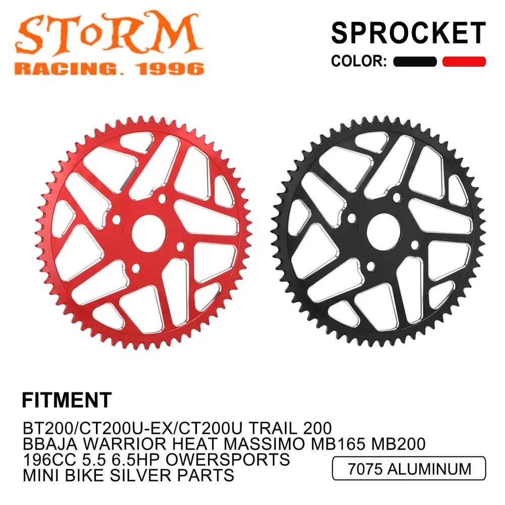 

Звездочка для BT200/CT200U-EX/CT200U Trail 200 Baja Warrior Heat максимум MB165 MB200 196CC 5,5 6.5HP Owersports, детали для мини-велосипеда