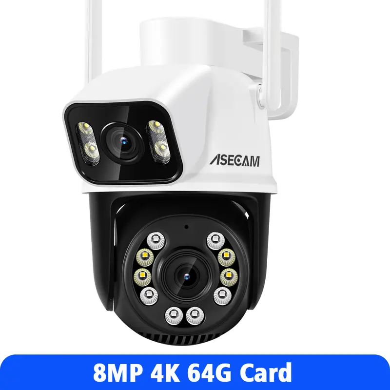 8MP 4K Wifi Camera PTZ Dual Screen AI Human Detection Auto Tracking Outdoor ONVIF CCTV Security Surveillance Camera ICSee - Image 7