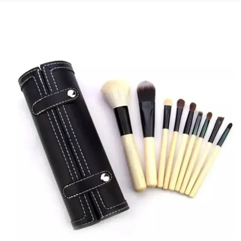 

9pcs set Brown Professional Cosmetic Make up Brush