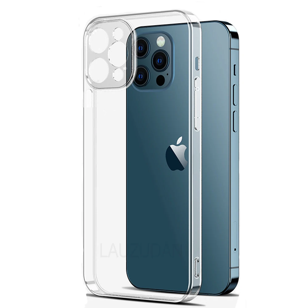 Phone Case Clear Phone Case for iPhone 16 15 14 13 12 11 Pro Max Soft Silicon Case For iPhone XR X XS Max 12 13 mini 7 8 6Plus SE