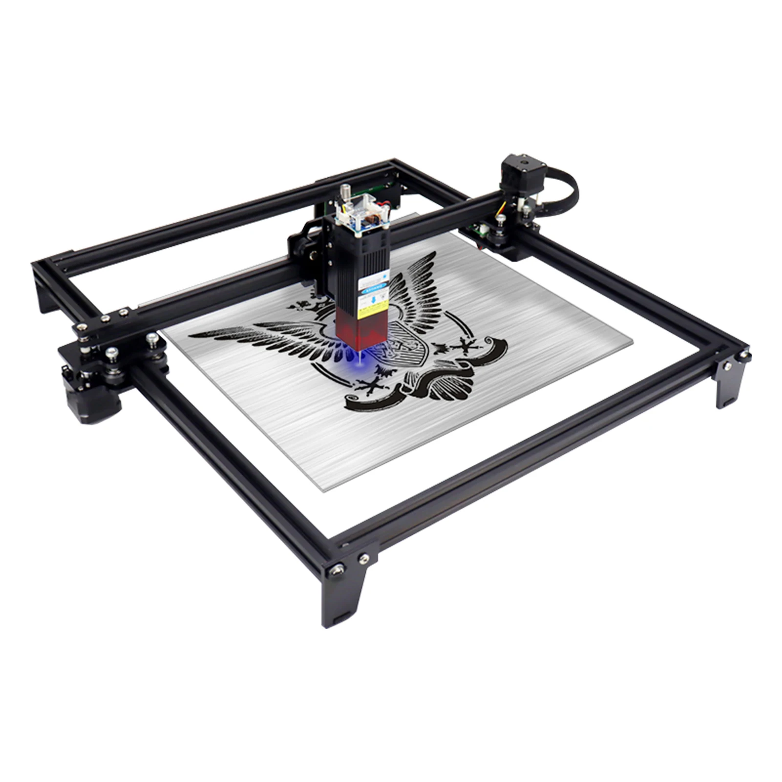 3d printers for sale 80W Laser Engraver 37x37cm Size Ultra-thin 0.08mm Fixed-focus Desktop DIY Full-Metal Engraving Cutting Machine Eye Protection best 3d printer