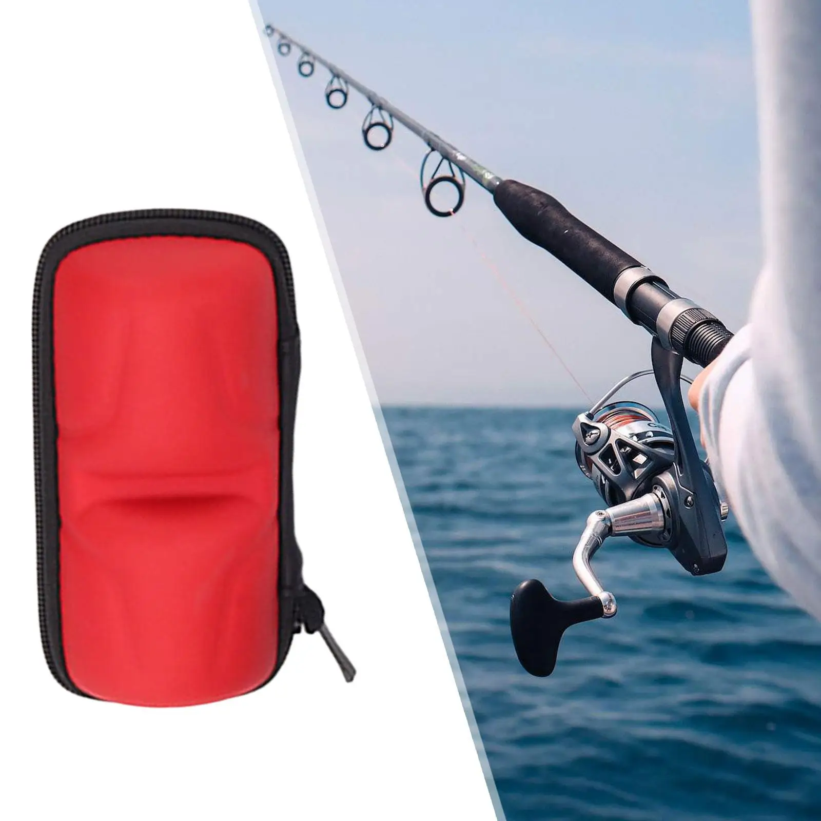 Fishing Reel Bag Outdoor Box for Baitcasting Reel Raft Reel Water Drop Wheel
