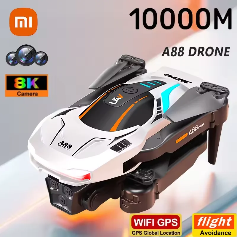 Drone Quadcopter Xiaomi MIJIA A88 5G 8K Profesional UAV HD Dual Camera Aerial Photography 360 Obstacle Avoidance Flow Position