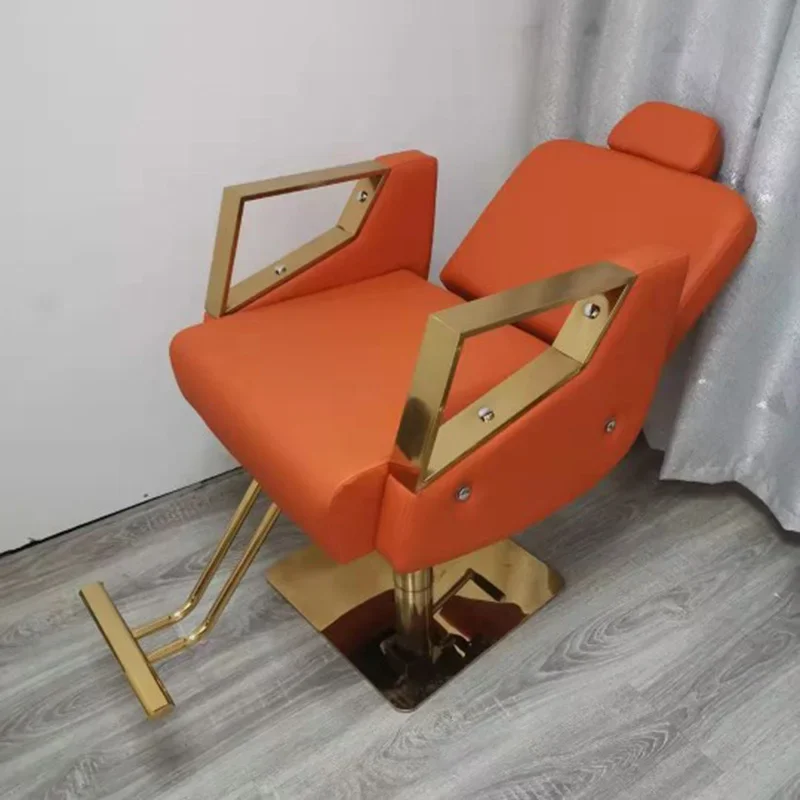 

Металлическое кресло для педикюра, парикмахерское кресло, регулируемое вращающееся кресло для парикмахерской, мебель для салона красоты