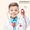 58Pcs Medical Toy Kids Doctor Pretend Play Kit, Pretend Play Set with Stethoscope for Kids Doctor Role Play Dress-Up , Birthday 3
