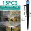 Sprycle Garden 1/4'' Watering Sprinkler Dripper Drip Irrigation Greenhouse Adjustable Mist Emitters Micro Spray Rotating Nozzle 6