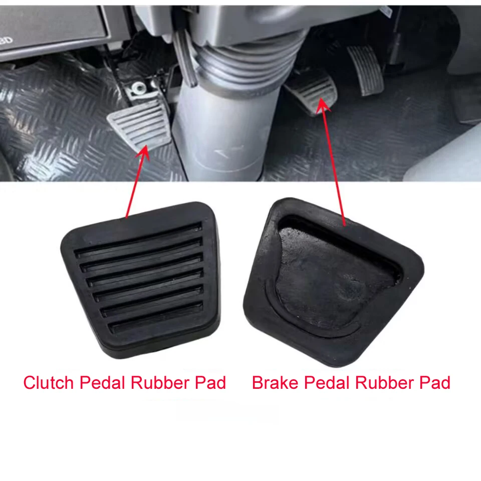 Truck Anti Slip Rubber Pad Clutch Pedal Rubber Cover Brake Pad For JMC N900 2pcs