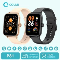 colmi p81 appel vocal montre intelligente ultra 1.9 pouces écran 24h moniteur de santé plus de 100 modes sportifs, bluetooth smartwatch hommes femmes