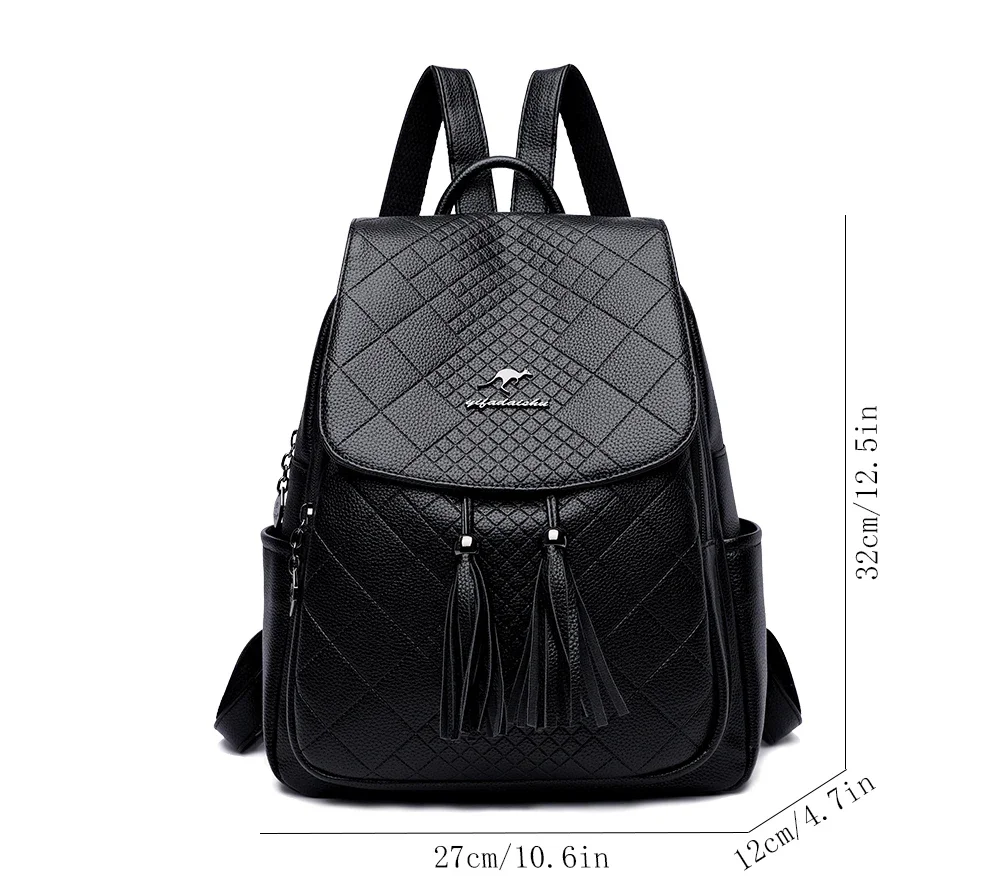 Kangaroo Brand Fashion Backpacks for Teenage Girls Women High