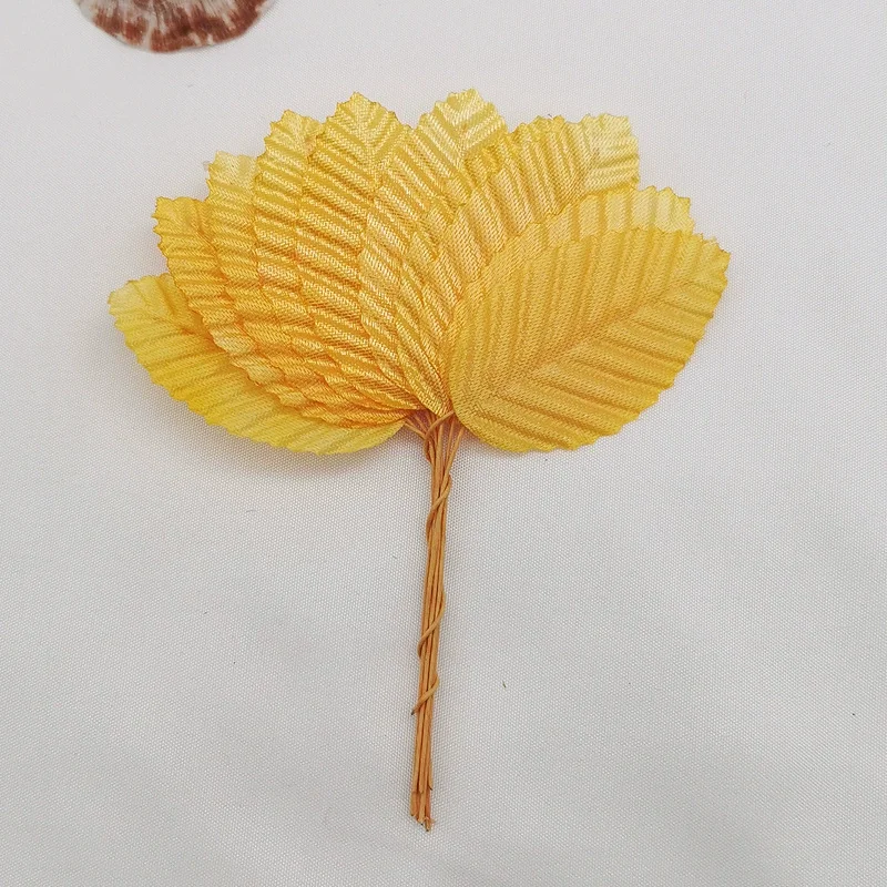 10pcs Artificial  Leaves Leaf DIY Flower Wreaths Craft Scrapbooking Gift Wedding Decoration Party Supplies Artificial Plants