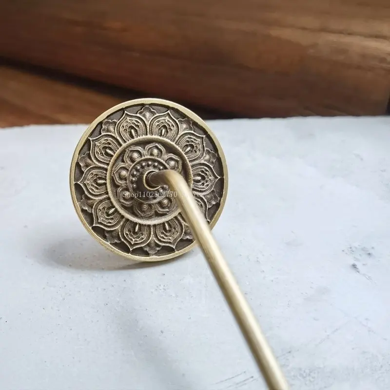Incense Seal Tools Retro Pure Copper Incense Starter Set Incense Seal Burner Utensils DIY Household Indoor Seal Hit Tuo