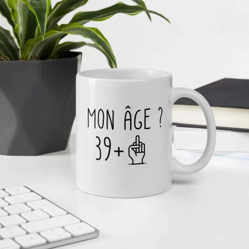 Ceramic Mug 30 40 50 Years Funny Birthday Gift Men Women Humor Original Gift Drinking Cup