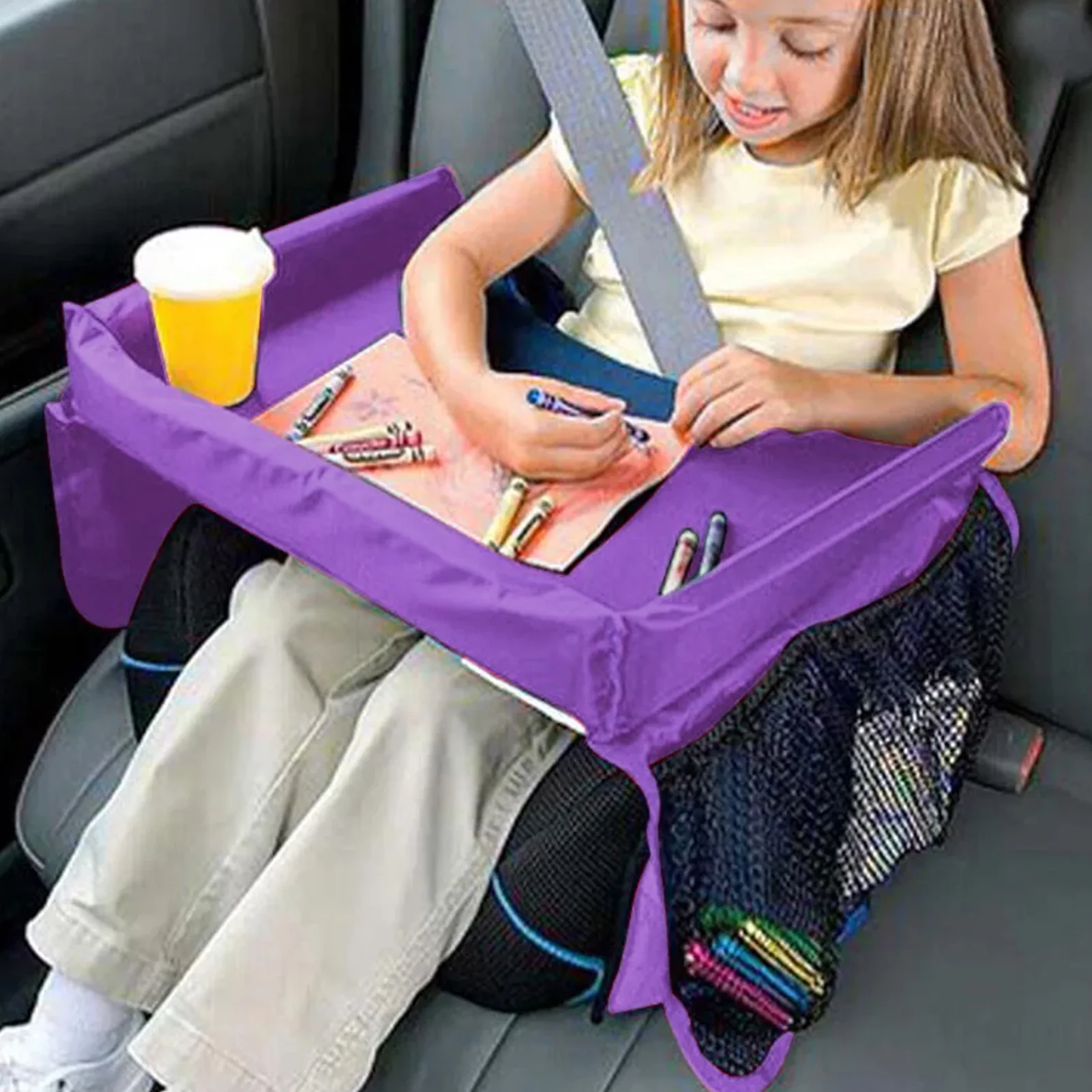 Kids-Car-Seat-Travel-Tray-Safety-Seat-Play-Table-Organizer-Storage ...