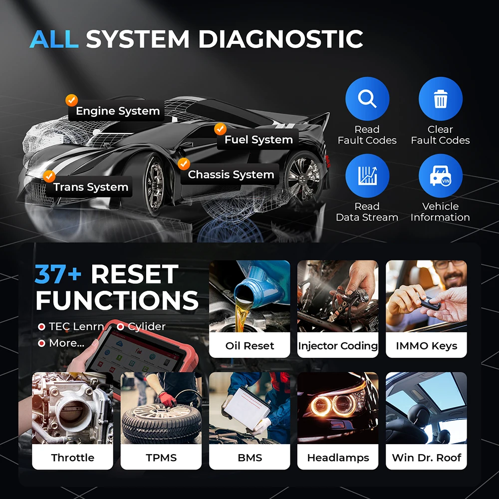 LAUNCH X431 PROS V 5.0 Diagnostic Tools OBD2 Car Scanner PRO V All System Diagnostic Automotive Tool ECU Coding New Version auto car diagnostic tools