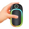 10000mAh USB Rechargeable Outdoor Hand Heater with Digital Screen Hand Warmers Power Bank Electric Handwarmers 2 in 1 with Light 1