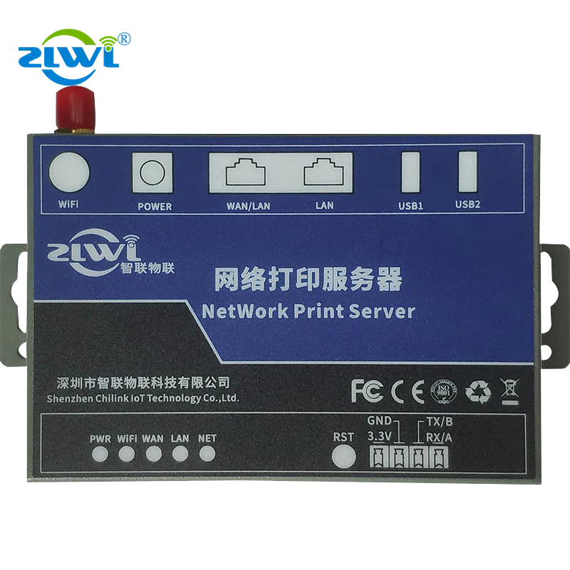 Chilink Wifi Servidores de Impressão sem Fio com 2usb Raw Protocol Segmentos de Rede Cronometragem Reiniciar para Escritório Casa Impressora Compartilhar - Imagem 5